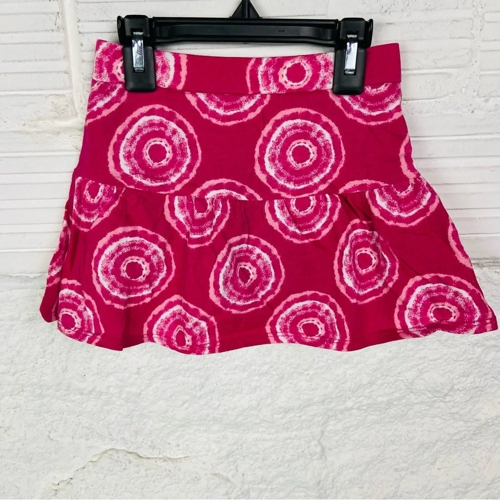 Unbranded Vibrant Pink Tie-Dye swirl Kids stretch Skort size 4T